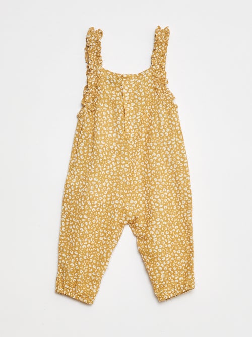 Salopette légère avec bretelles volantées - Kiabi