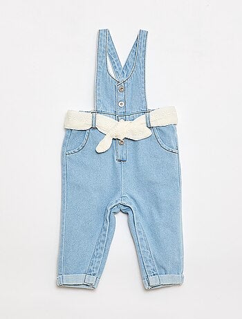 Salopette longue en jean