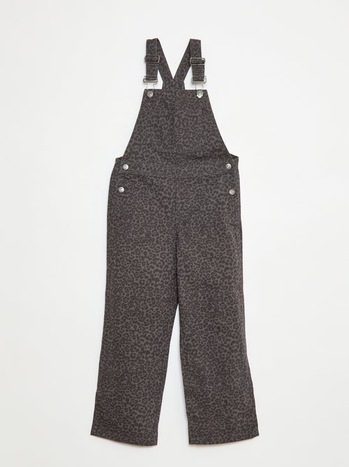 Salopette pantalon léopard - Kiabi