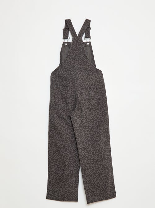 Salopette pantalon léopard - Kiabi