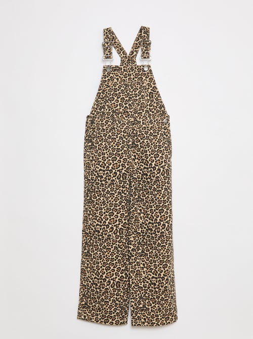 Salopette pantalon léopard - Kiabi
