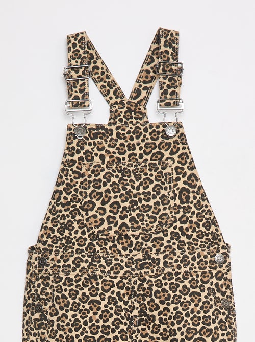 Salopette pantalon léopard - Kiabi