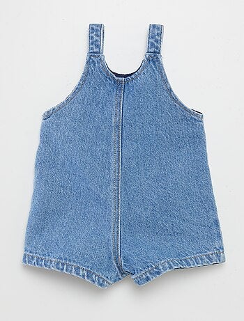 Salopette short avec poche poitrine