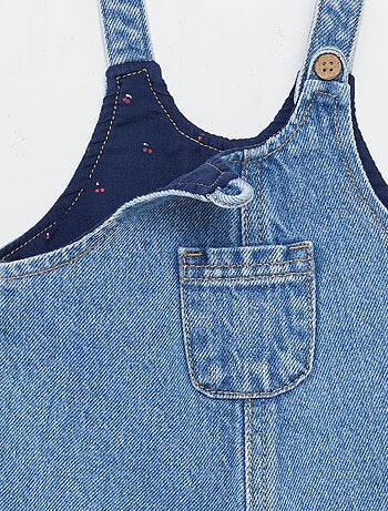 Salopette short avec poche poitrine