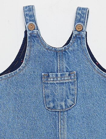 Salopette short avec poche poitrine