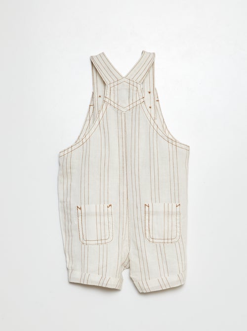 Salopette short - Kiabi