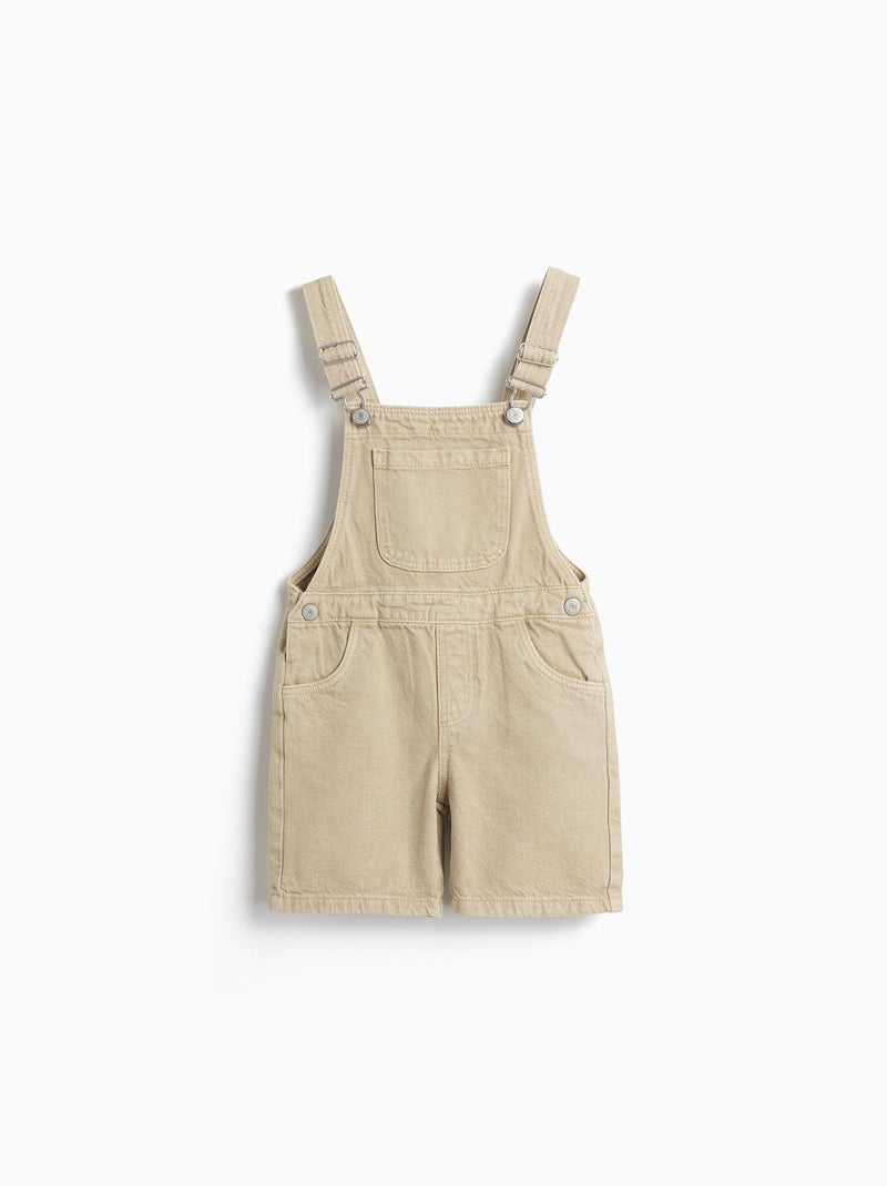 Salopette short, MO Fashion Beige - Kiabi