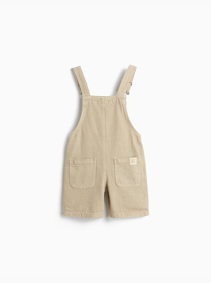 Salopette short, MO Fashion Beige - Kiabi
