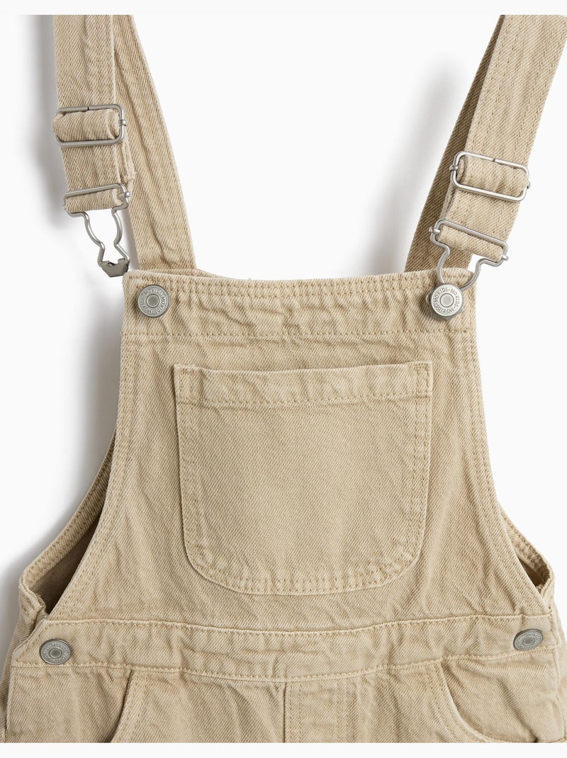 Salopette short, MO Fashion Beige - Kiabi