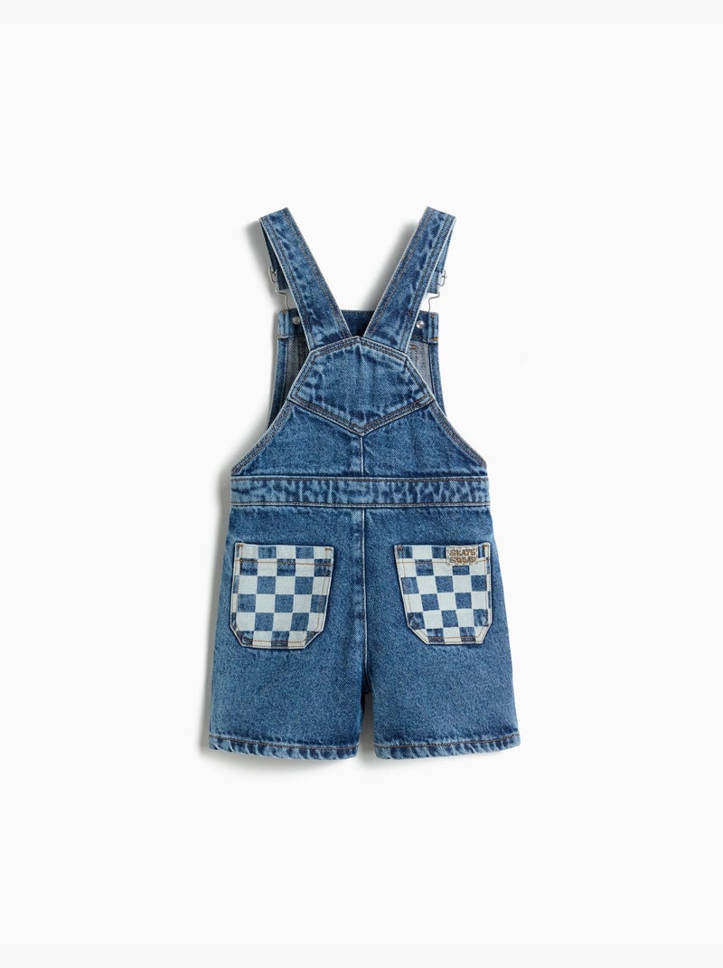 Salopette short, MO Fashion Bleu - Kiabi