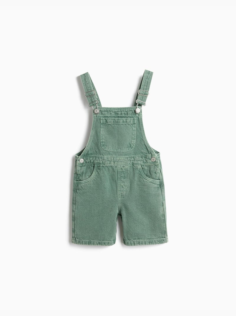 Salopette short, MO Fashion Vert - Kiabi