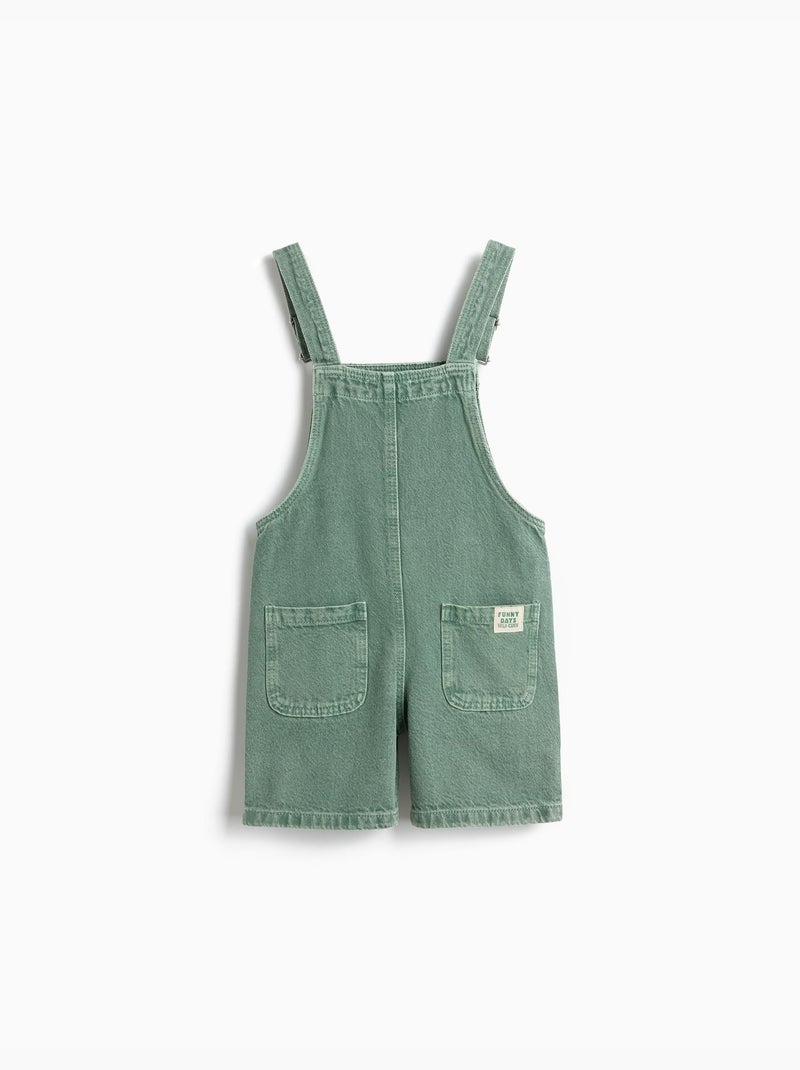 Salopette short, MO Fashion Vert - Kiabi