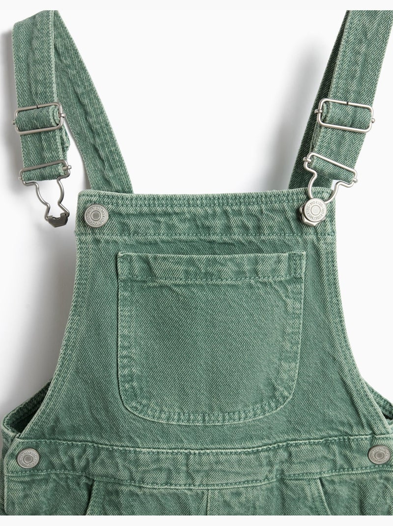 Salopette short, MO Fashion Vert - Kiabi