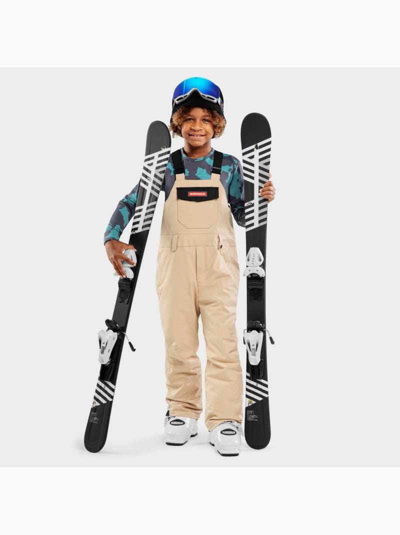 Salopette snowboard garçon sports d'hiver enfants kb1 native Beige - Kiabi
