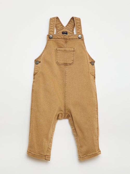 Salopette unie à bretelles ajustables - Kiabi
