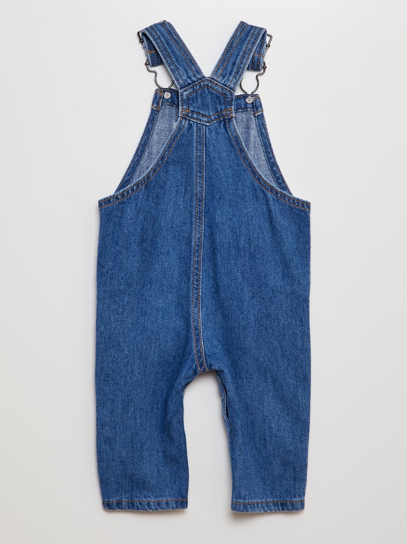 Salopette van spijkerstof BLAUW - Kiabi