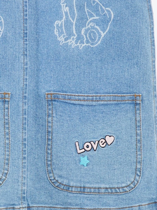 Salopettejurk van denim 'Disney' - Kiabi