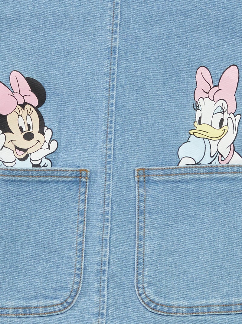 Salopettejurk van denim 'Disney' Blauw - Kiabi