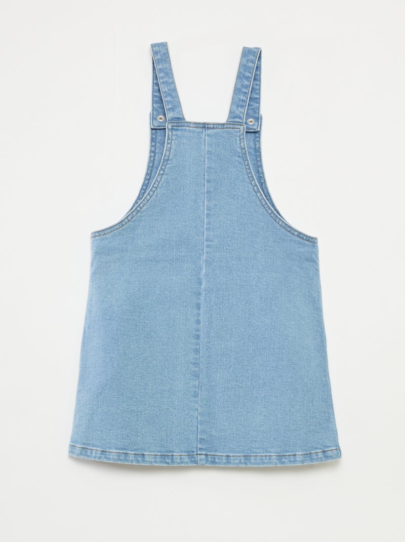 Salopettejurk van denim 'Disney' Blauw - Kiabi