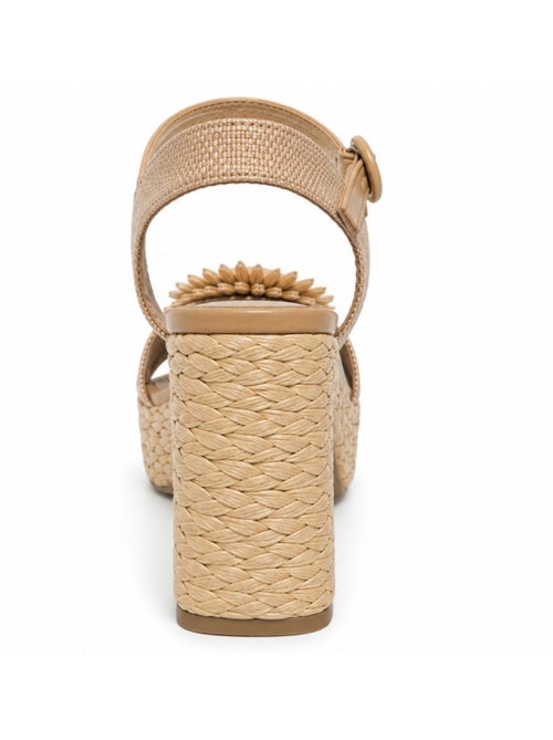 Sandaal met hak synthetisch materiaal montevita - Kiabi Sandaal met hak synthetisch materiaal montevita - Kiabi