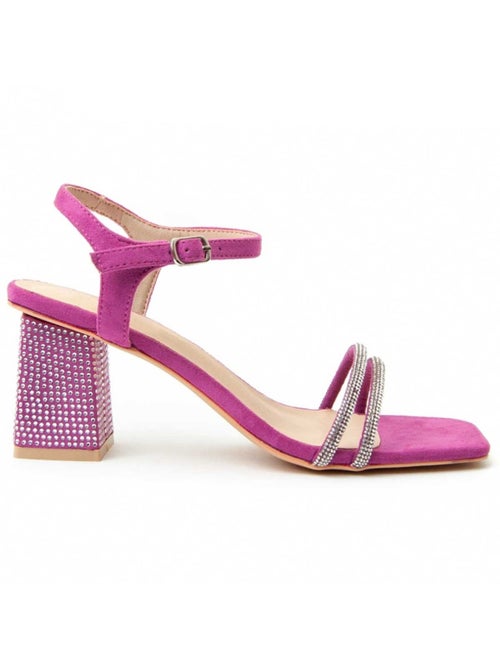 Sandaal Met Hak Synthetisch Materiaal Montevita - Kiabi
