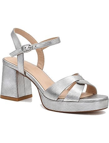 Sandale à talons matériau synthétique montevita