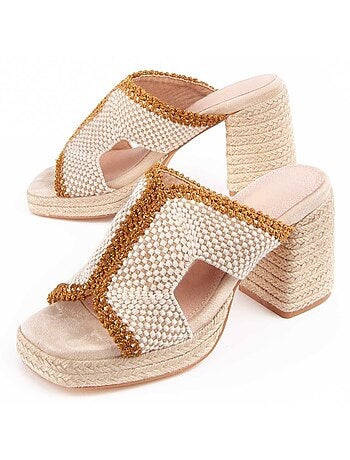 Sandale à Talons Matériau Synthétique Montevita