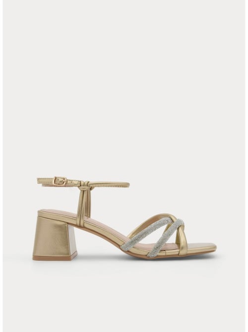 Sandale à Talons Matériau Synthétique Montevita - Kiabi