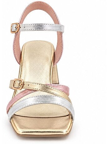 Sandale à talons matériau synthétique montevita