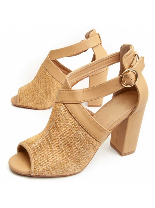 Sandale à Talons Matériau Synthétique Montevita - Kiabi