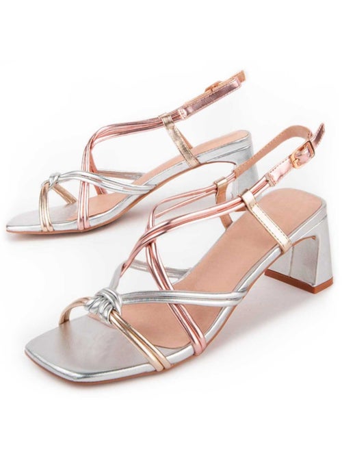 Sandale à Talons Matériau Synthétique Montevita - Kiabi