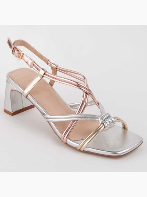 Sandale à Talons Matériau Synthétique Montevita - Kiabi