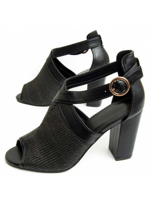 Sandale à Talons Matériau Synthétique Montevita - Kiabi Sandale à Talons Matériau Synthétique Montevita - Kiabi