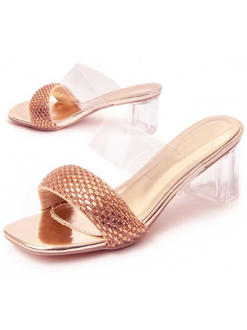 Sandale à Talons Matériau Synthétique Montevita - Kiabi Sandale à Talons Matériau Synthétique Montevita - Kiabi