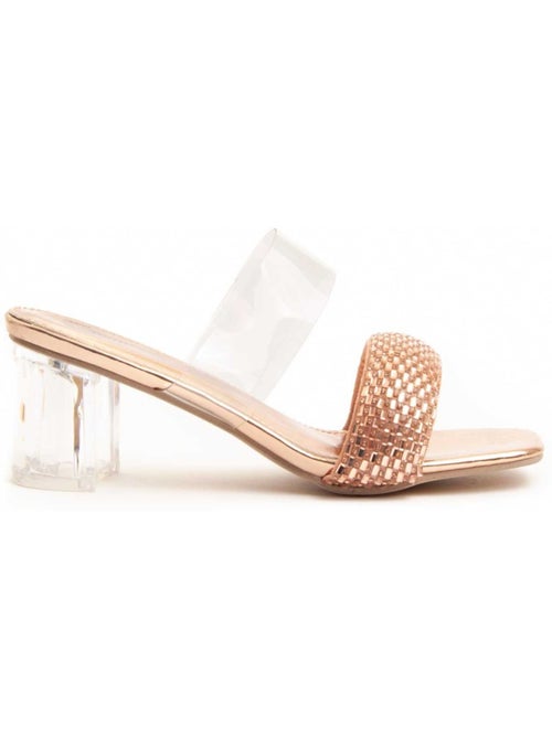 Sandale à Talons Matériau Synthétique Montevita - Kiabi Sandale à Talons Matériau Synthétique Montevita - Kiabi