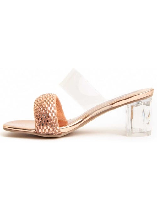 Sandale à Talons Matériau Synthétique Montevita - Kiabi Sandale à Talons Matériau Synthétique Montevita - Kiabi