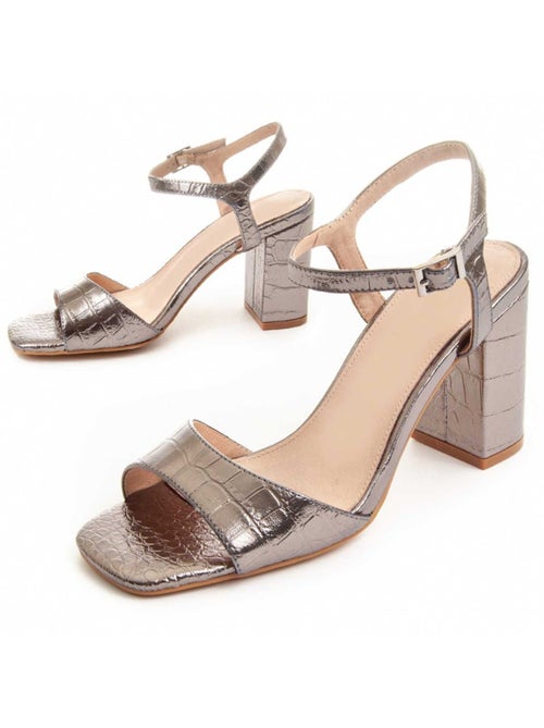 Sandale à Talons Matériel Synthétique Montevita - Kiabi