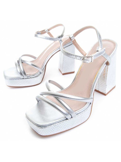 Sandale à Talons Matériel Synthétique Montevita - Kiabi