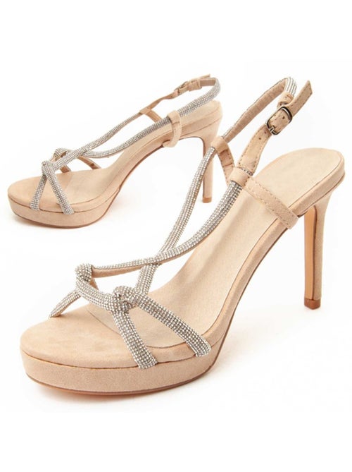 Sandale à Talons Matériel Synthétique Montevita - Kiabi