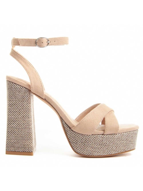 Sandale à Talons Matériel Synthétique Montevita - Kiabi