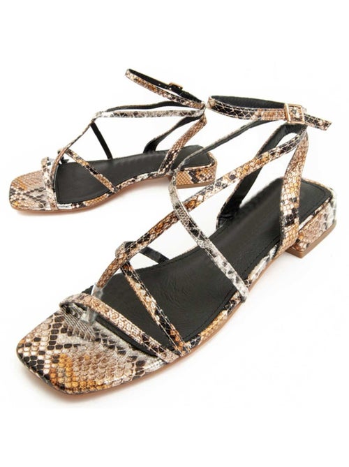 Sandale à Talons Matériel Synthétique Montevita - Kiabi