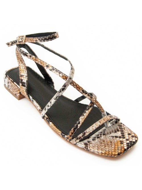 Sandale à Talons Matériel Synthétique Montevita - Kiabi