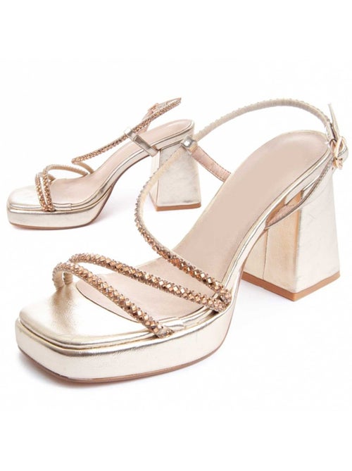 Sandale à Talons Matériel Synthétique Montevita - Kiabi