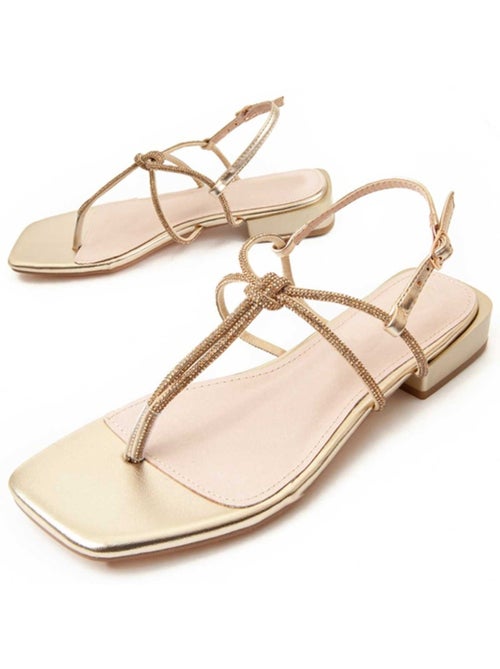 Sandale à Talons Matériel Synthétique Montevita - Kiabi