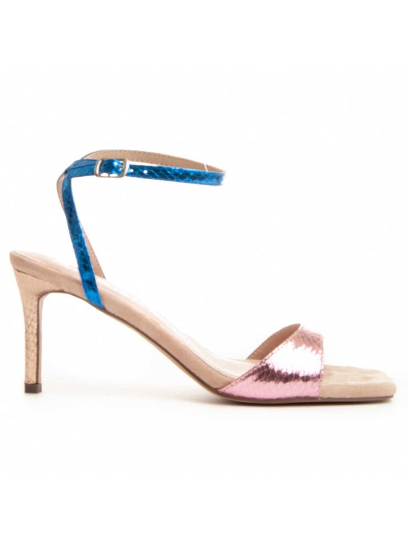 Sandale à Talons Matériel Synthétique Montevita Multicolore - Kiabi