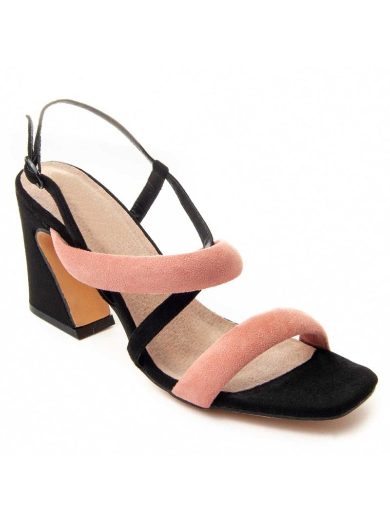 Sandale à Talons Matériel Synthétique Montevita Noir - Kiabi