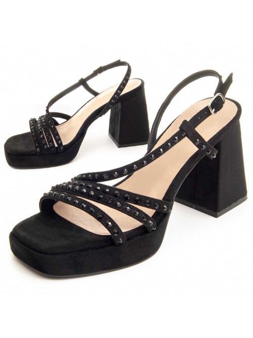 Sandale à Talons Matériel Synthétique Montevita - Kiabi Sandale à Talons Matériel Synthétique Montevita - Kiabi