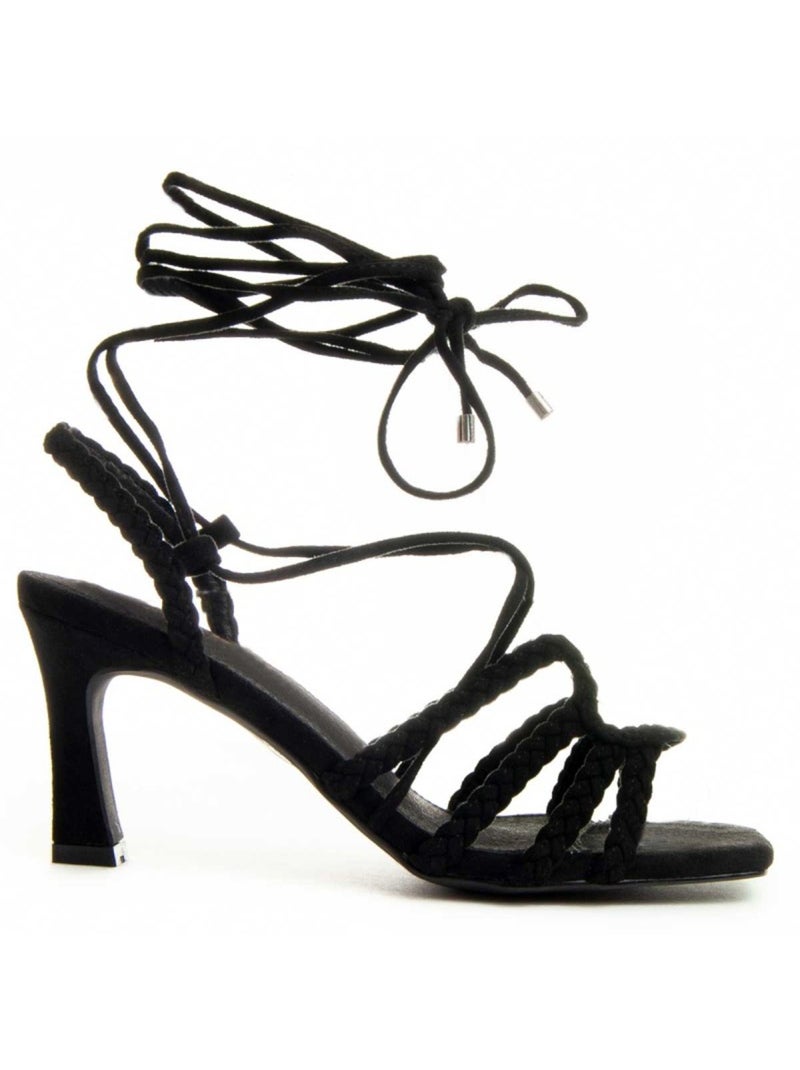 Sandale à Talons Matériel Synthétique Montevita Noir - Kiabi