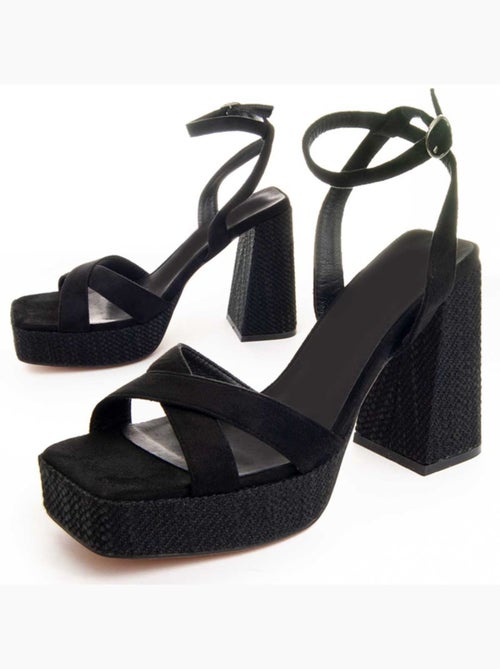 Sandale à Talons Matériel Synthétique Montevita - Kiabi