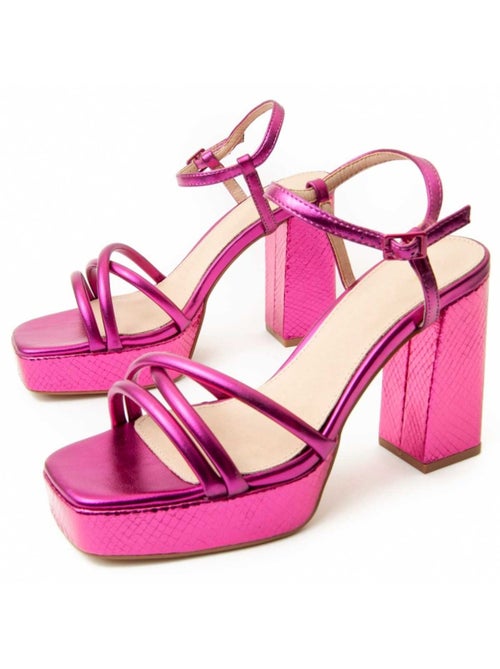 Sandale à Talons Matériel Synthétique Montevita - Kiabi
